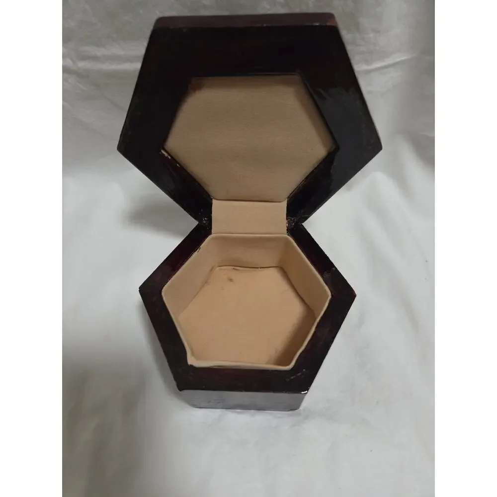 Egyptian Handmade Mother of Pearl Wooden Jewelry Box Treasury Style- Mosaic